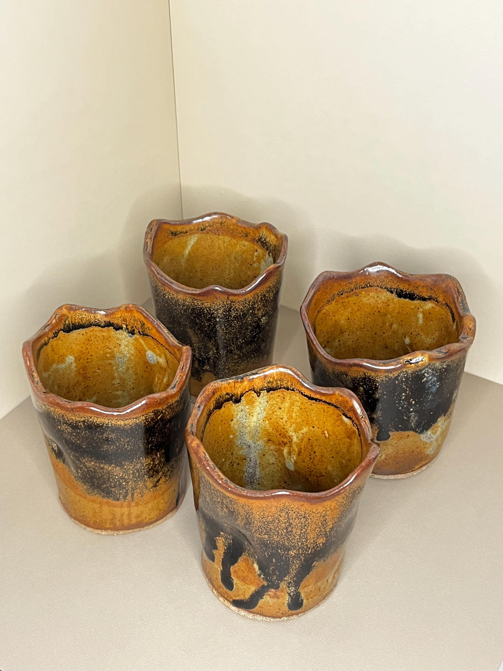 Thumb Print Mug Set of Four