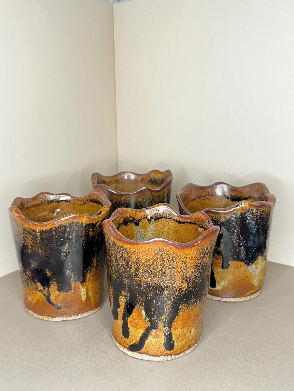 Thumb Print Mug Set of Four