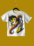 “I Can Feel the Wind on my Fingertips” Hand Painted Shirt