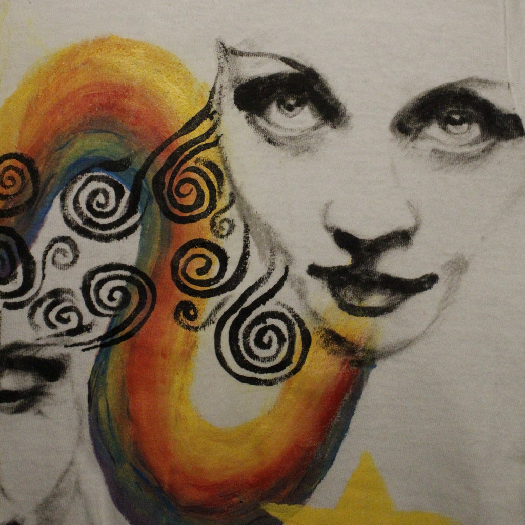 “Eyes of Love and Light” Hand Painted Shirt