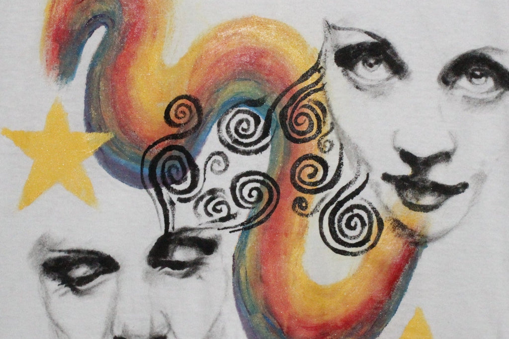“Eyes of Love and Light” Hand Painted Shirt
