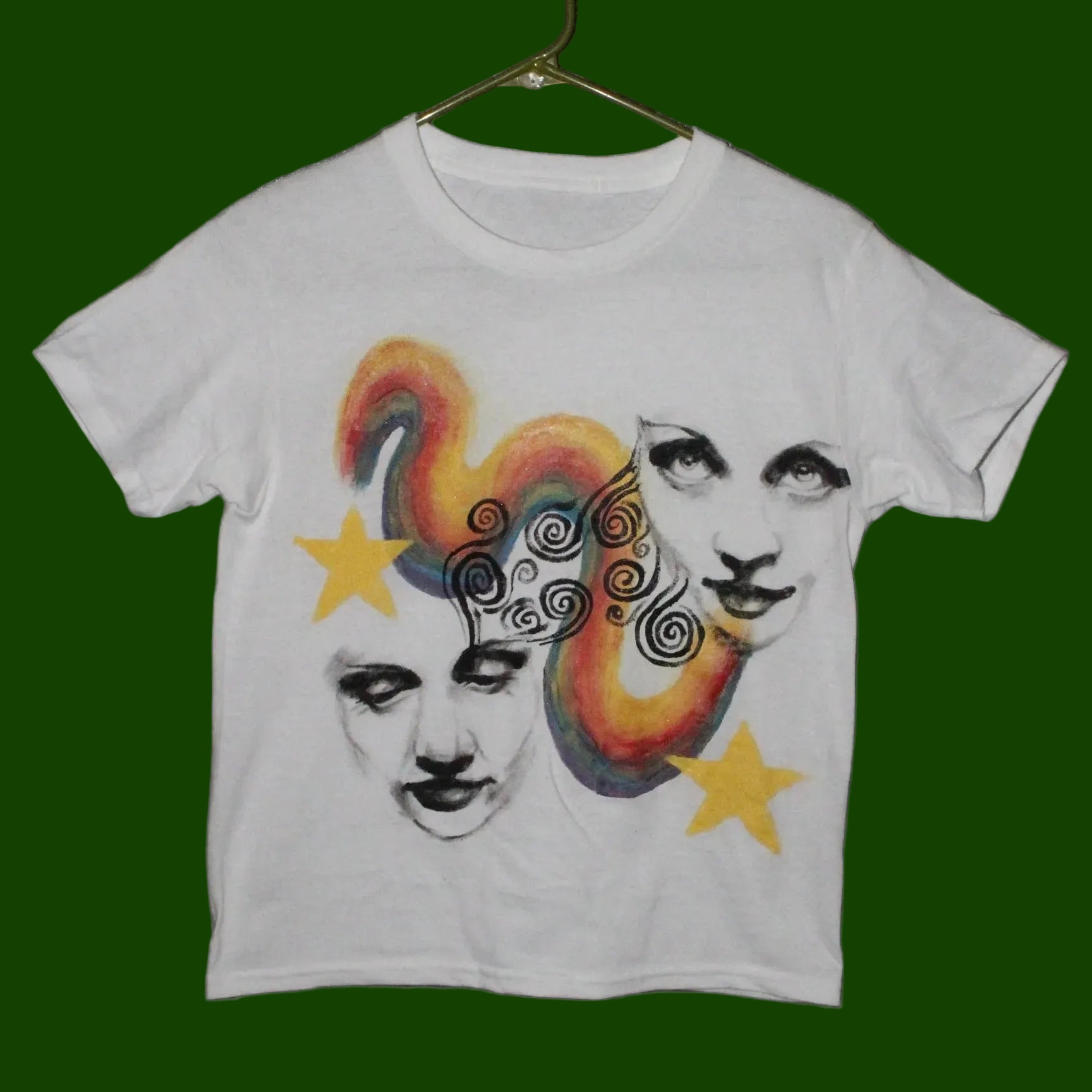 “Eyes of Love and Light” Hand Painted Shirt